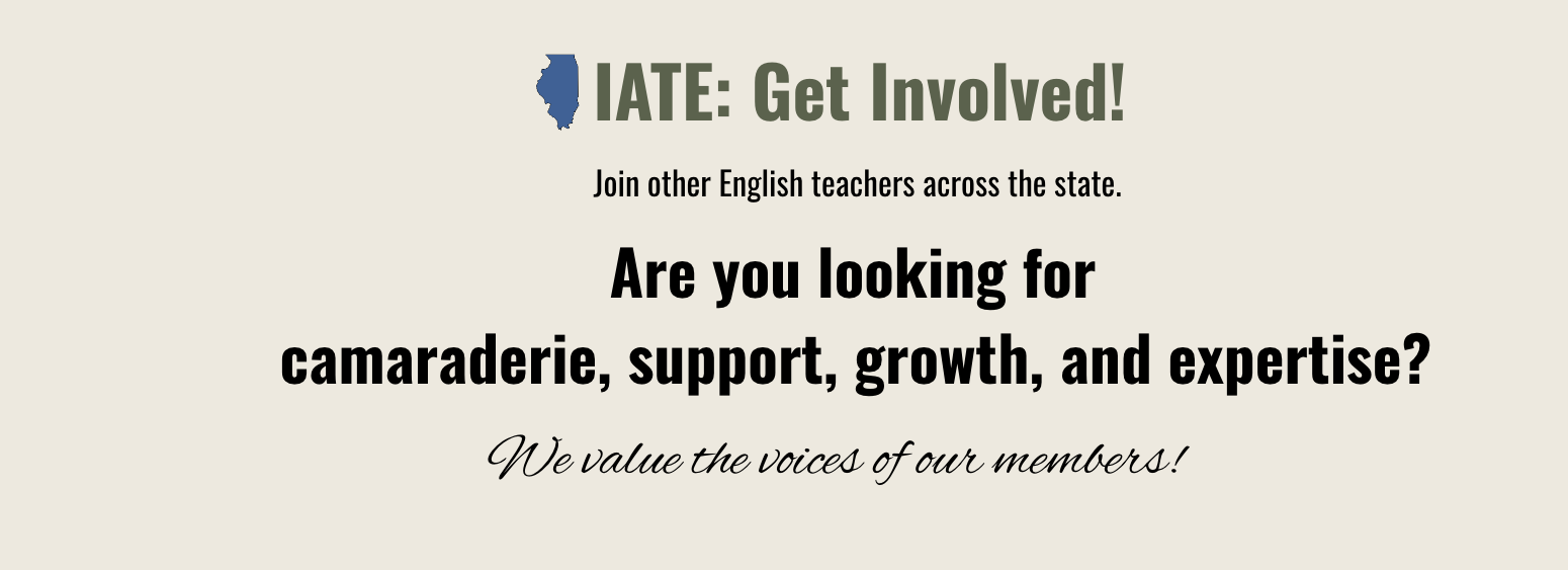 get involved with IATE a branch of NCTE
